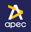 APEC Logotype V RGB FOND BLEU